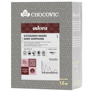 Глазурь темная Chocovic Adora 500 гр