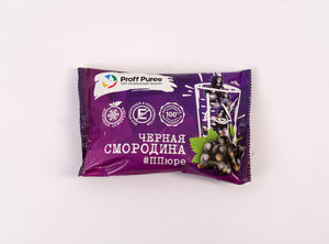 Пюре замороженное Черная смородина Proff Puree в саше 250 г